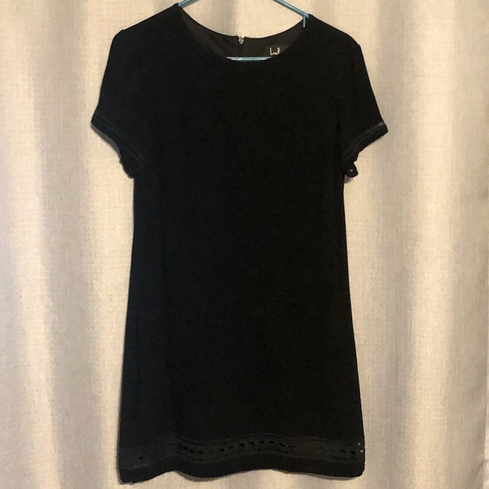 Black shift dress. Size M